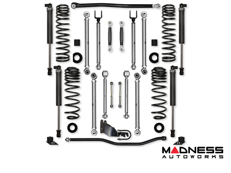 Jeep Wrangler JL Lift Kit - Rock Krawler - 2.5in - X Factor Pro (No Limits) - Stage 1 - 2018+ Jeep Wrangler JL Lift Kit - Rock Krawler - 2.5in - X Factor Pro (No Limits) - Stage 1 - 2018+
